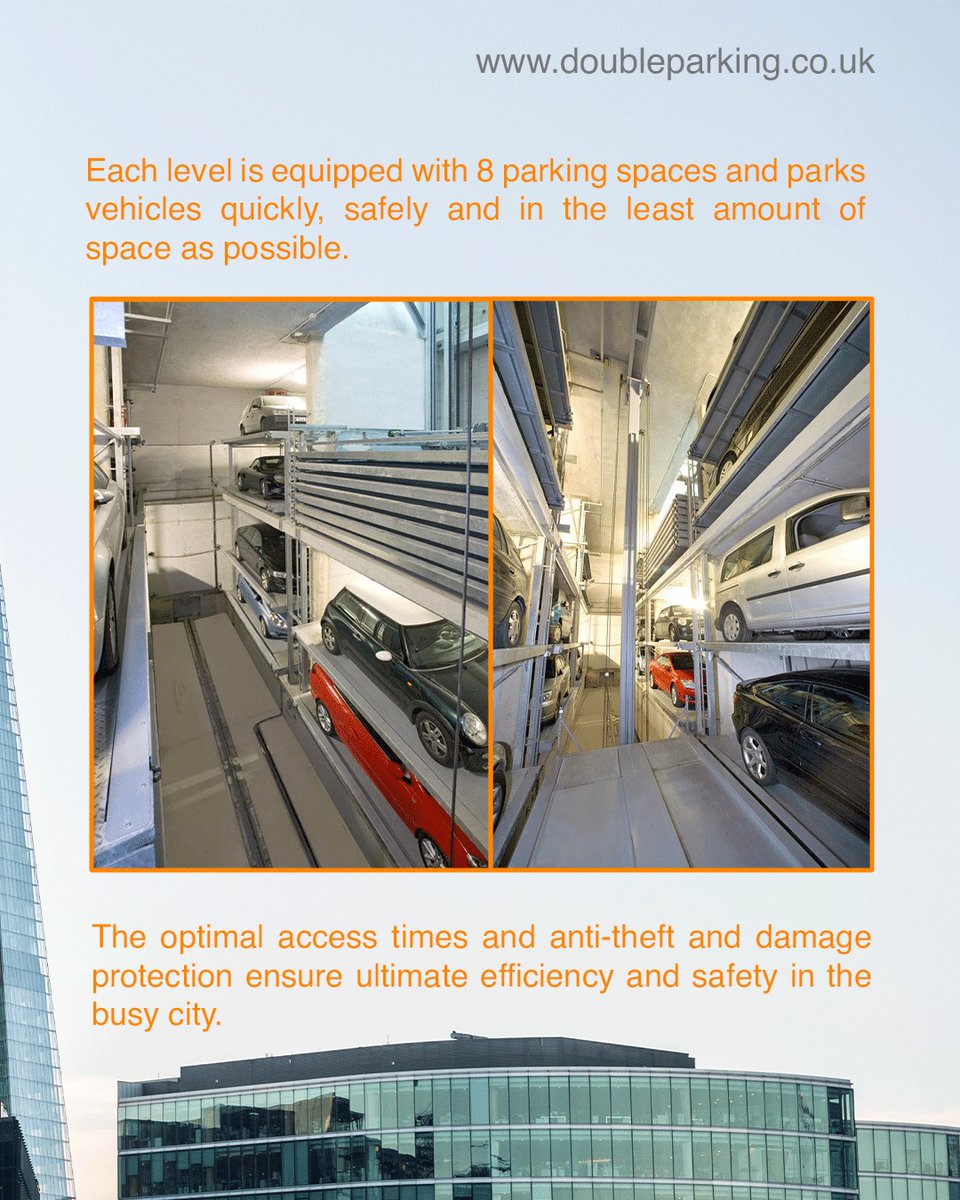 Double Parking at The Shard🚗

Finding space in Central London is NOT easy. We helped The Shard to make the most of their space by installing our double parking systems. 

Get in touch today to find out how we can help you☺️

#DPS #LondonParking #ParkingSystem #ParkingSolutions