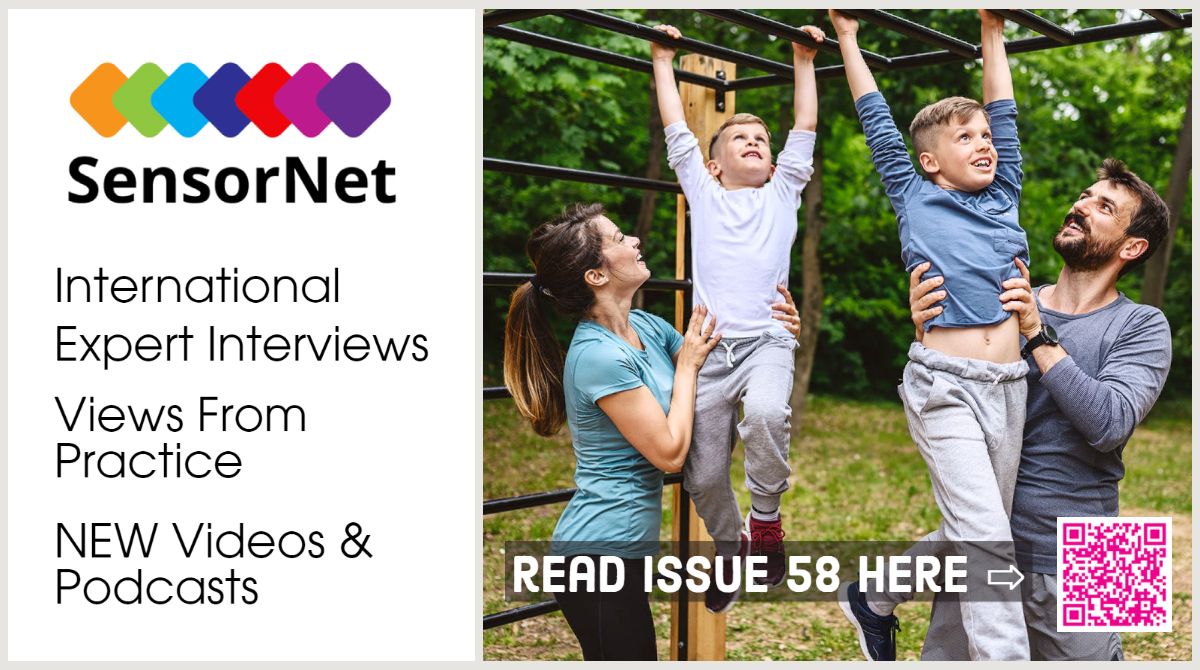 SINetwork's tweet image. SensorNet Magazine, Issue 58, out now packed with interviews, features, views from SI practice, news, research updates and more: bit.ly/3u7zM2y
#SensorNet #SensoryIntegrationEducation #SensoryIntegration #AyresSensoryIntegration #SensoryProcessing #OT #SLT #PT #CPD #ASI