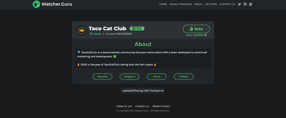 TacoCatClub's tweet photo. We are now officially listed on 
https://t.co/umT6urn52p : https://t.co/nZgJND5nFe
CoinMooner : https://t.co/U6ofvBr7J7
Don't forget to vote for us more votes = more tacos 🐱🌮 https://t.co/MiZutdi1l5