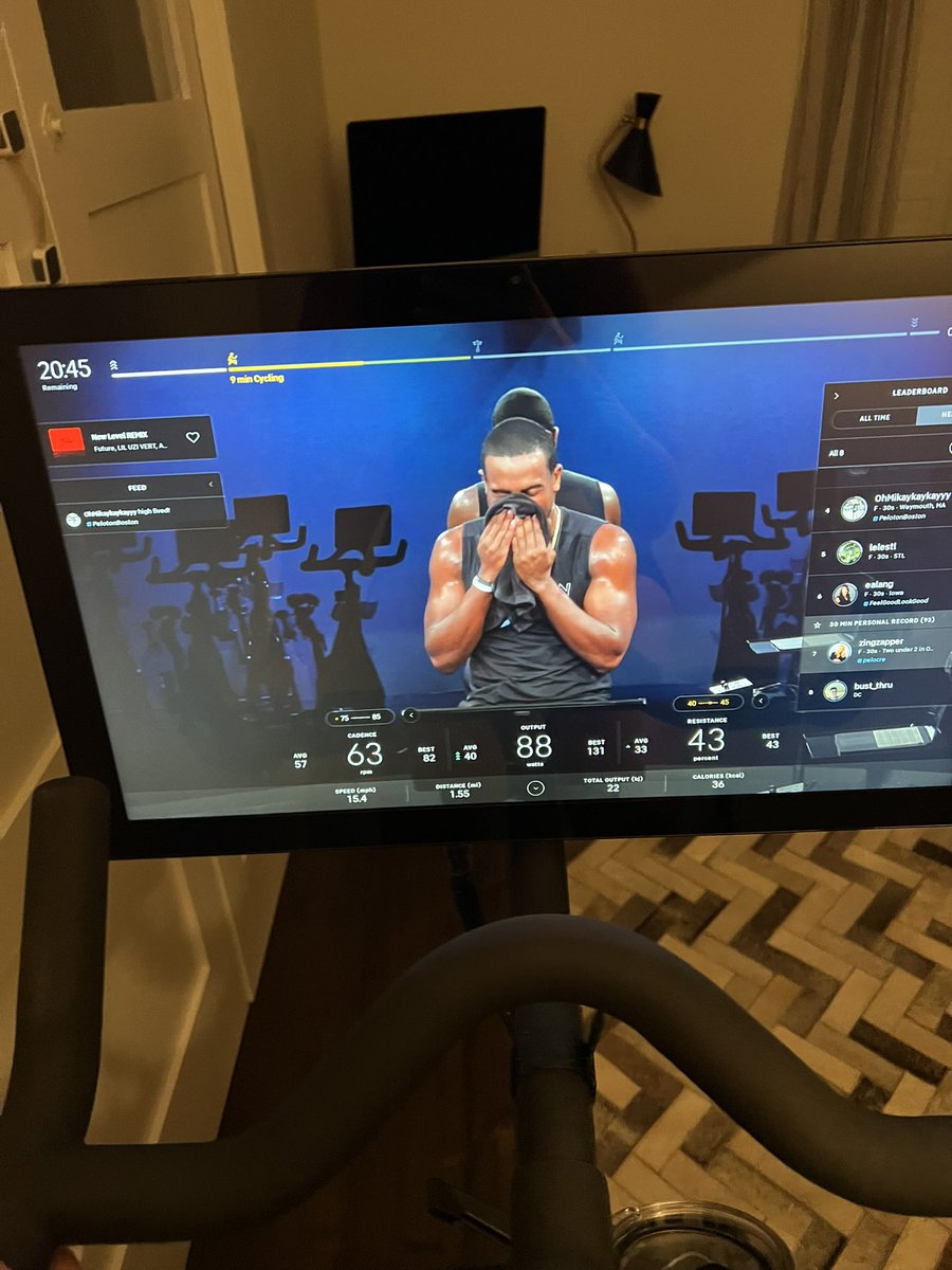 amycalandrino's tweet photo. Back in the saddle. Where my #pelocre friends at? No better way to start the day than to get moving. Nice to get this habit going again. Anyone else in the #CREfam do @onepeloton? #cre #commercialrestate #health #firstthingsfirst https://t.co/x1AThcW7Hk