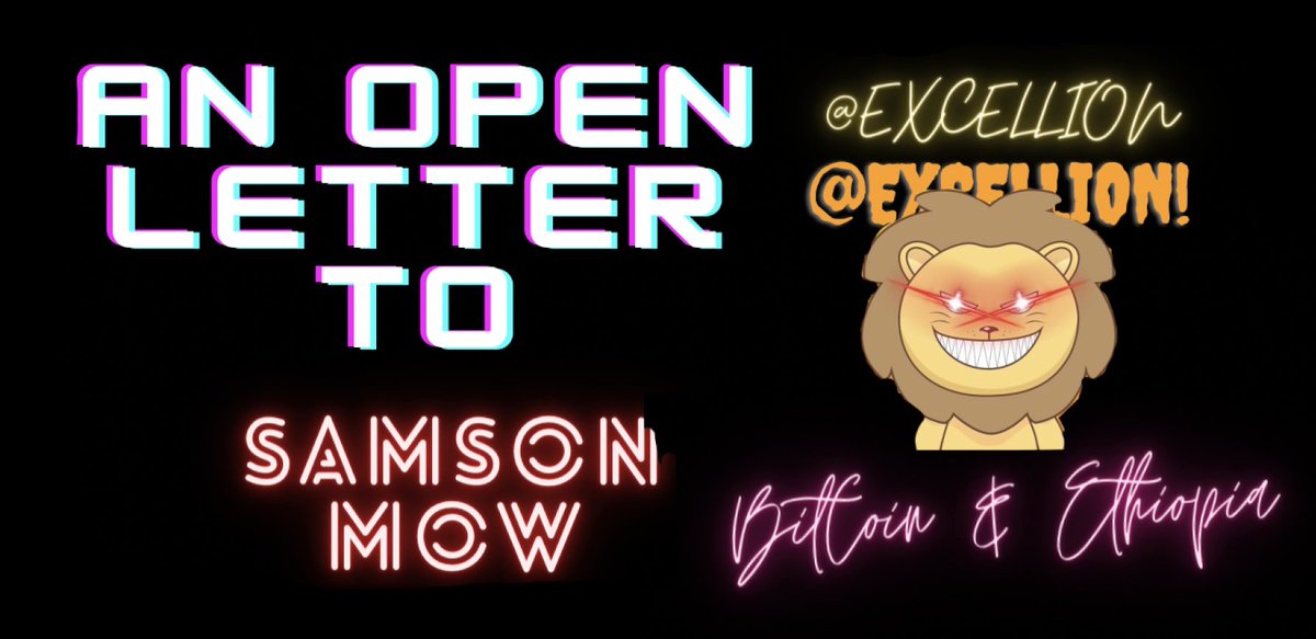 projectmano's tweet image. We wrote an open letter to @Excellion to help us orange pill the Ethiopian Government. We believe Ethiopia is the perfect nation to adopt #Bitcoin. We have high inflation, &amp;gt;6000mw of hydro energy in remote region, cheap electricity &amp;amp; huge interest. Help rt projectmano.com/blog/index.php…