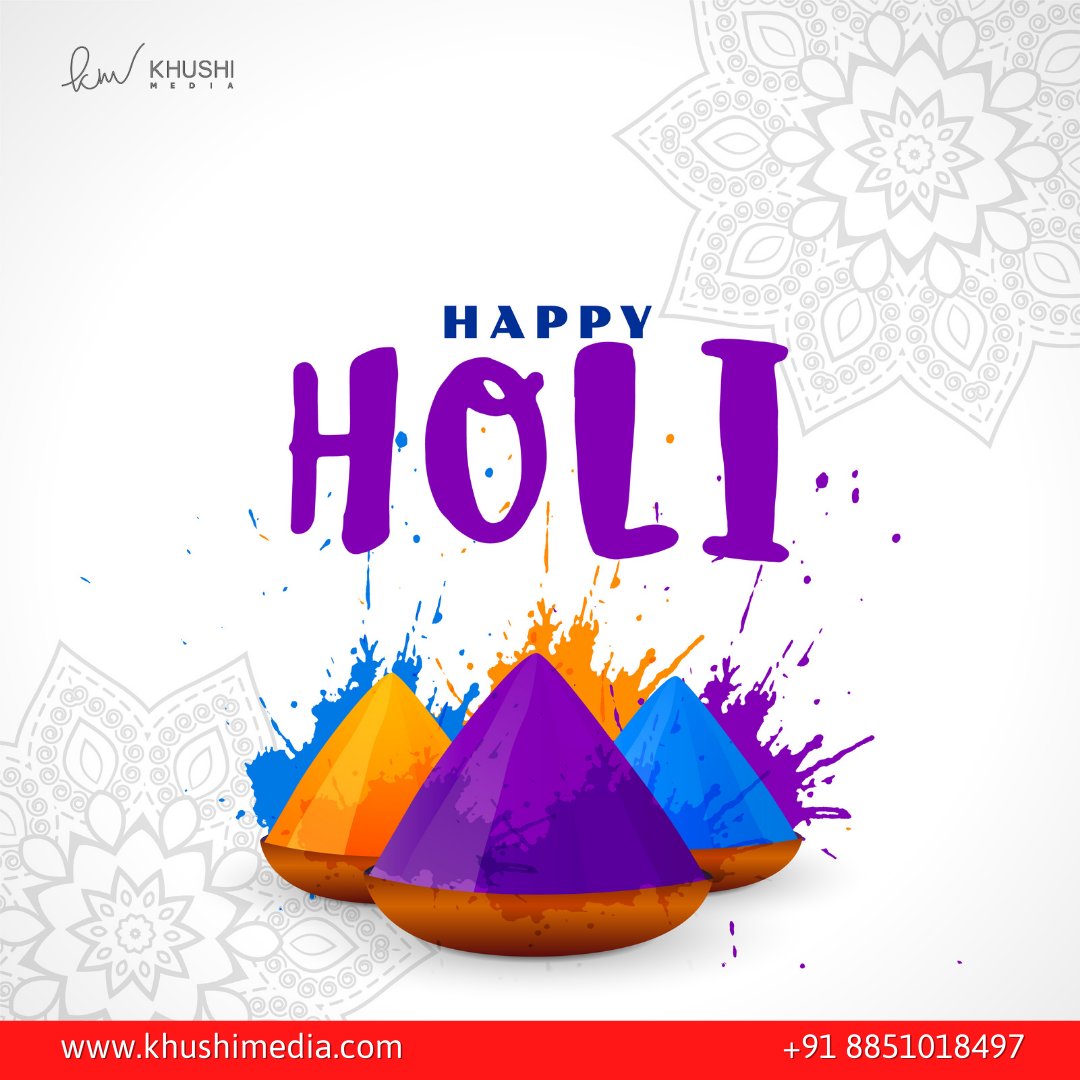 MediaKhushi's tweet photo. Let the colors of Holi bring cheer and happiness to your life. Red gulal being prosperity and yellow being health. Happy Holi

#Holi #holihai #holi2022 #holifestival #holicelebration #khushimedia #videoproductionhouseindelhincr https://t.co/nNa1cpa0Us