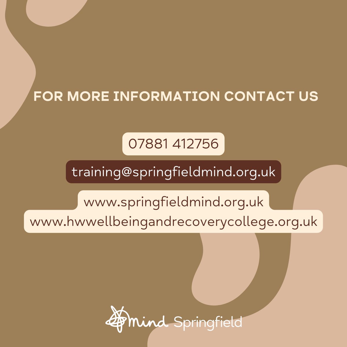 worcsmind's tweet photo. We believe that giving Men the tools to look after their #mentalhealth is great for individuals and our community.
In partnership with @worcscc and the Wellbeing and Recovery College, #SpringfieldMind is offering #freecourses to build Men’s mental strength. https://t.co/lQPlsk0zk5