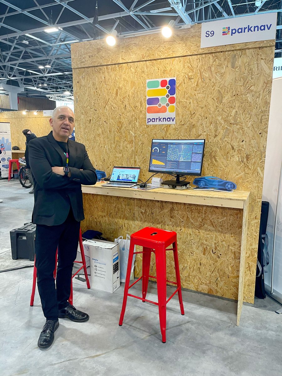 Parknav's tweet photo. Our team at @AUTONOMY! Head on to Startup Village booth #S11 to meet us! and learn how we can partner together to solve parking challenges for #SmartCities
#AutonomyParis #technology #AI https://t.co/kYCVhw5c97