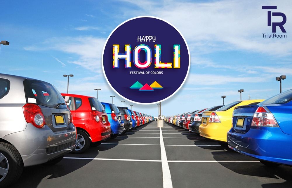 A tree never hits an automobile except in self defense. Play safe, Happy Holi. #HoliFestival