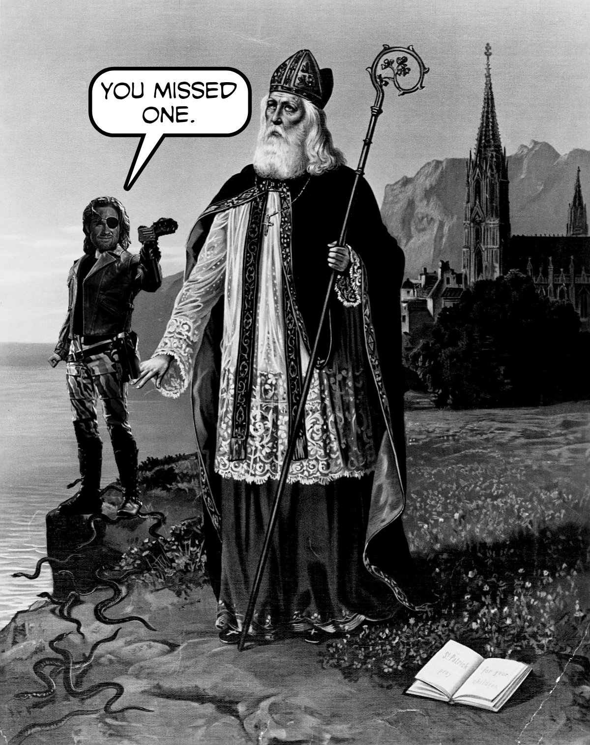 Happy Birthday to Kurt Russell.

Happy St. Patrick\s Day from Snake. 