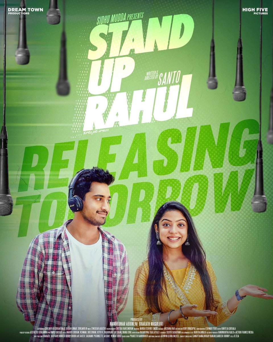 #StandUpRahul releasing tomorrow has #RajTarun playing a stand up comedian. Most Eligible Bachelor has had Pooja Hegde and Naveen Polishetty’s film with UV Creations will have him playing similar role.