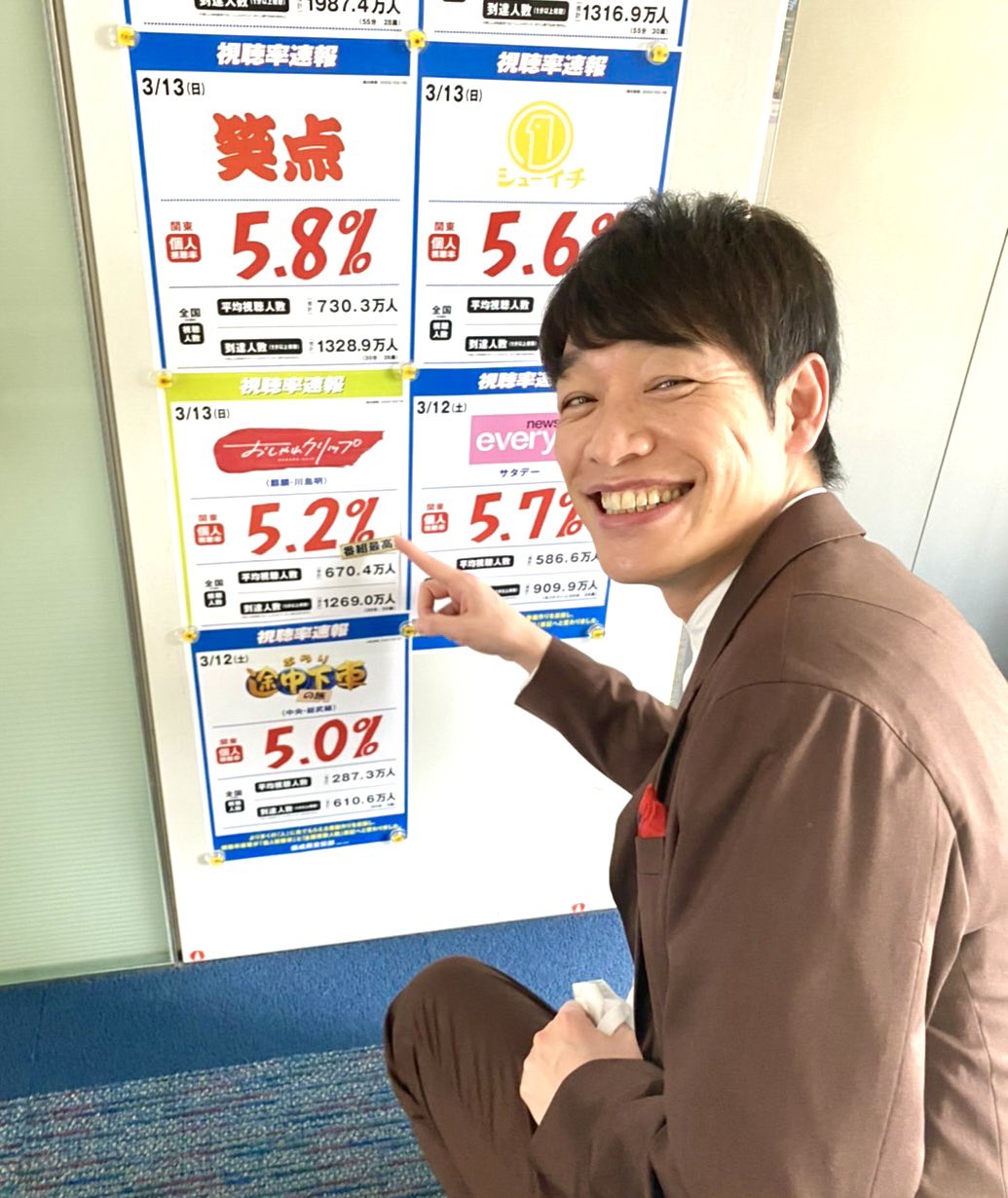 川島明 先日の おしゃれクリップ 番組最高視聴率ですって 菅野さぁぁぁぁぁぁん 新右衛門さんが一休さんを呼ぶ時のテンション T Co Vzfgphemme Twitter