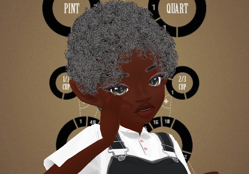 KuroVroidGirl's tweet photo. I made an Afro Texture #blackvroid #vroidafro https://t.co/xQhA9VJbMt