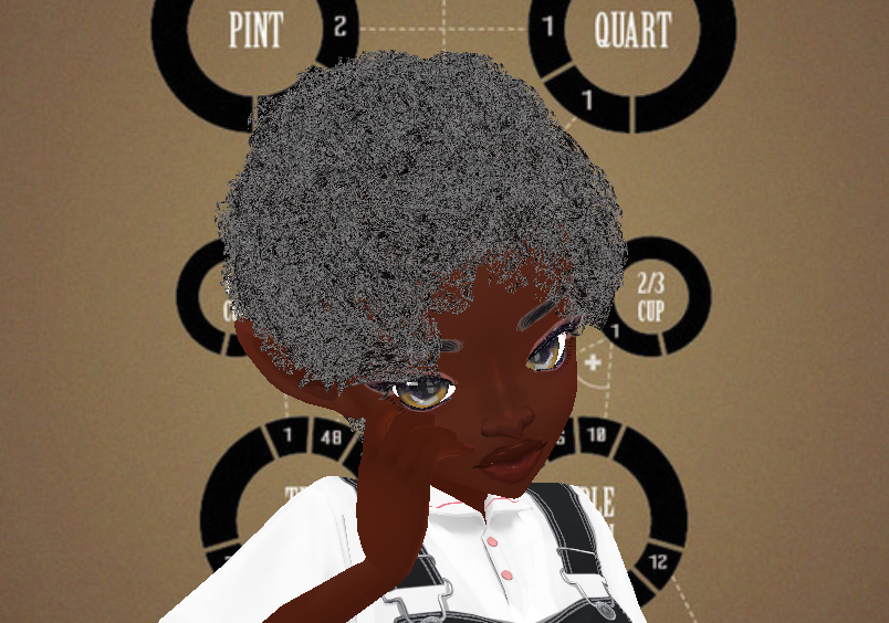 KuroVroidGirl's tweet photo. I made an Afro Texture #blackvroid #vroidafro https://t.co/xQhA9VJbMt