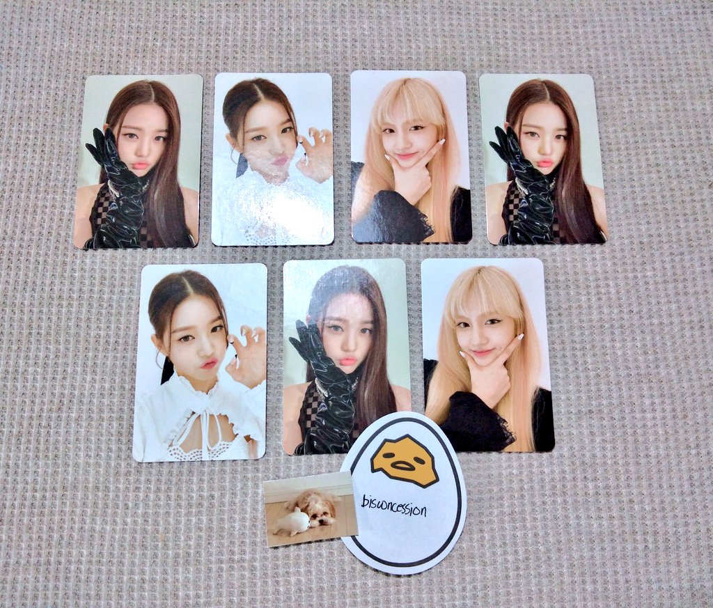 bisconcession's tweet photo. ꒰ #biscoupdates ꒱
ENHYPEN AND IVE PHOTOCARDS
— arrived at my local address
— will dm the video condi tomorrow https://t.co/rVa00GHGjw