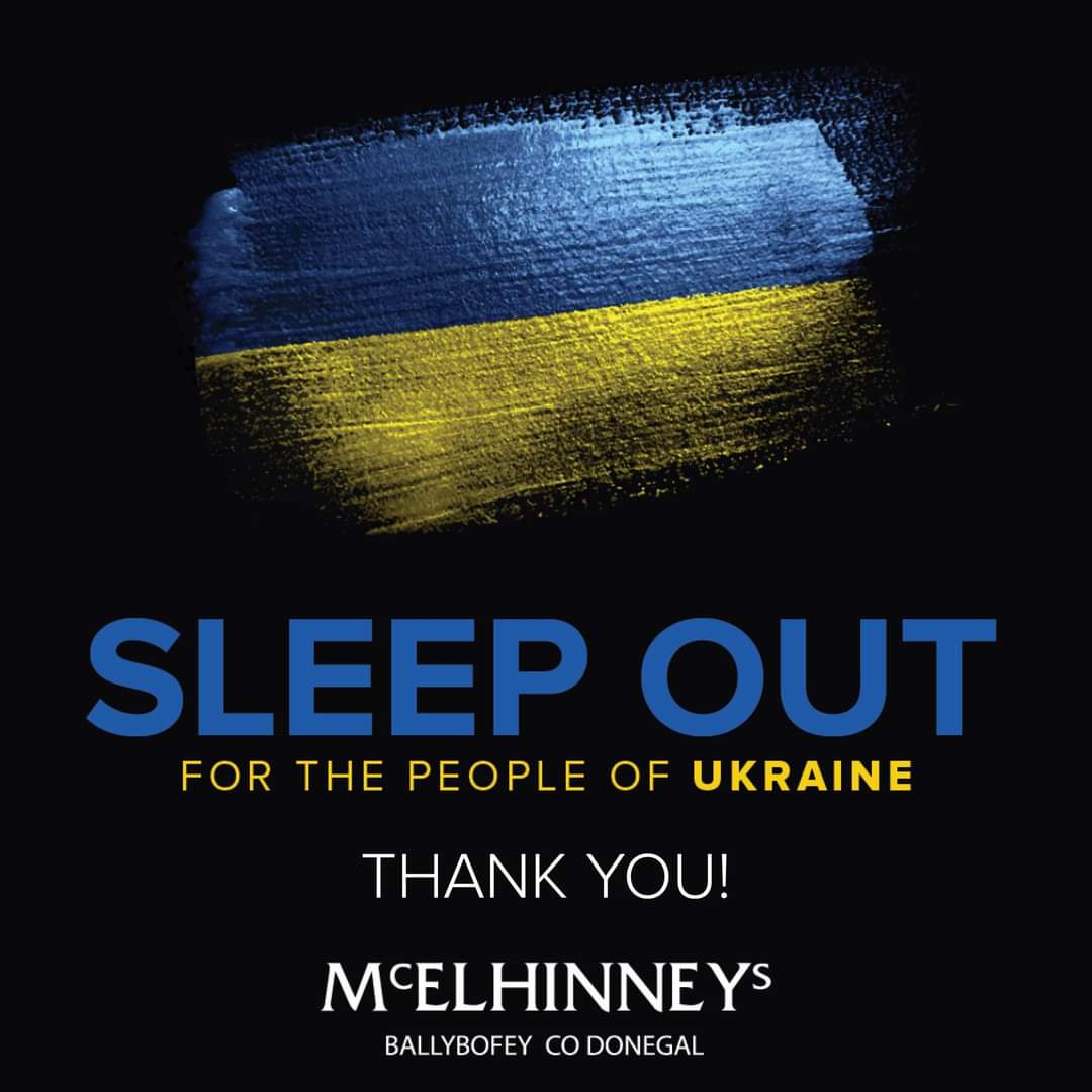 Thank you for all your generous donations from our sleep out last weekend. So far, we have raised a total of €22,570 and counting. Our fundraiser will run until March 31st so there is still time to donate, please click here >> tinyurl.com/46fvj9th #WeStandWithUkraine #donate