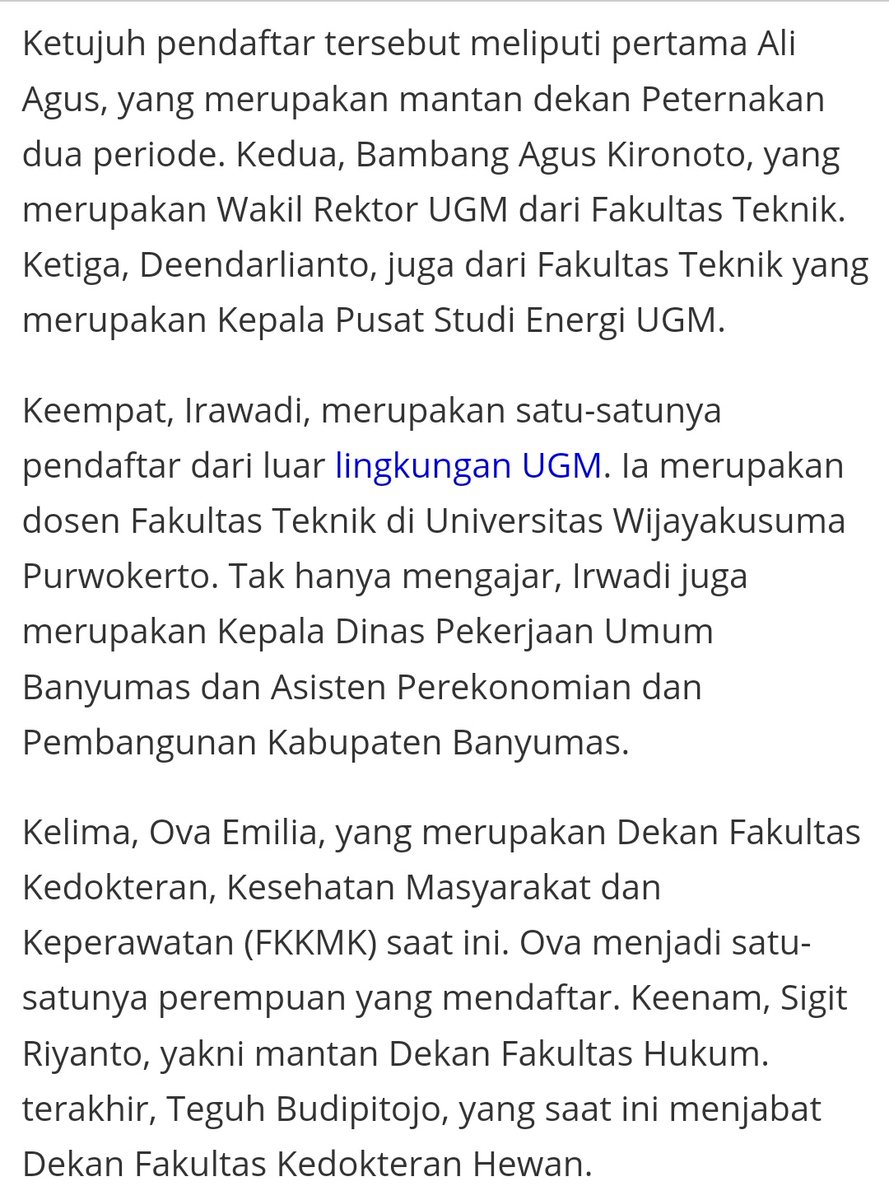 Txtdariiugm's tweet photo. 7 calon rektor baru UGM

https://t.co/o2uYutubFh https://t.co/6BJ9exPvkv