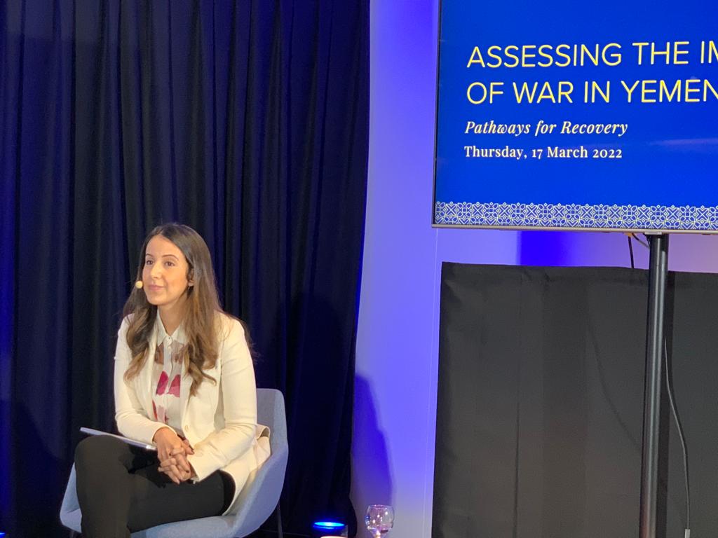 UNDPYemen's tweet photo. As a closing remark @BBCNawal, says "After today’s discussion you have given me hope"
And we here as will hope for a better future for #Yemen ❤️
#Pathways4Recovery #YemenCantWait https://t.co/u1Mi9Ws3uV