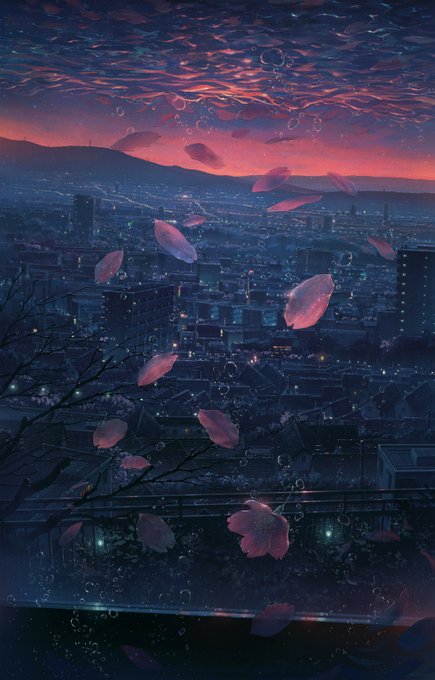 「都市 風景」のTwitter画像/イラスト(人気順)