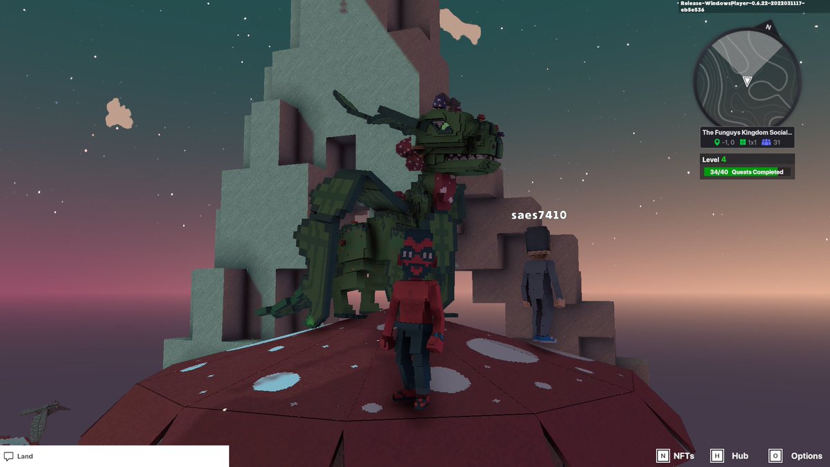 HamsteadBonnie's tweet photo. @TheSandboxGame I just participated in the daily #SandboxAlphaS2Contest for a chance to earn up to 1,000 $SAND! Starting March 15 - Selfie with the mushroom dragon. Check out my screenshot below! 👇 #SandboxAlphaS2 https://t.co/awKnyuTfy2