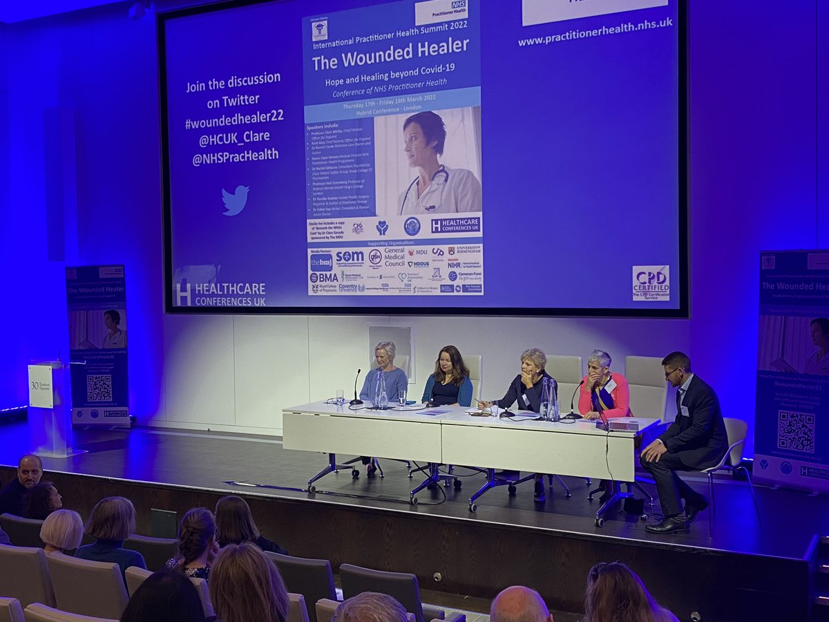 NHSPracHealth's tweet image. Following our exceptional speakers, we have now opened the floor for our panel discussion Q&amp;amp;A 

Our panel includes @ClareGerada @CNOEngland @doctor_oxford @Anna_Soubry @zaidinlondon 

#WoundedHealer22 
@HCUK_Clare