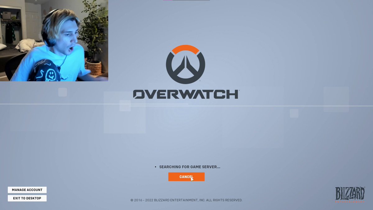 RizlyDesigns's tweet image. XQC accidentally leaks Overwatch 2 menu and starting screen #Overwatch #Overwatch2