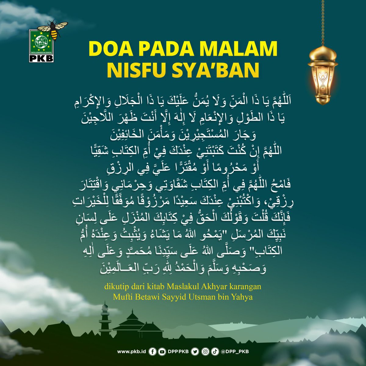 Nisfu ban sya malam doa Ini Doa