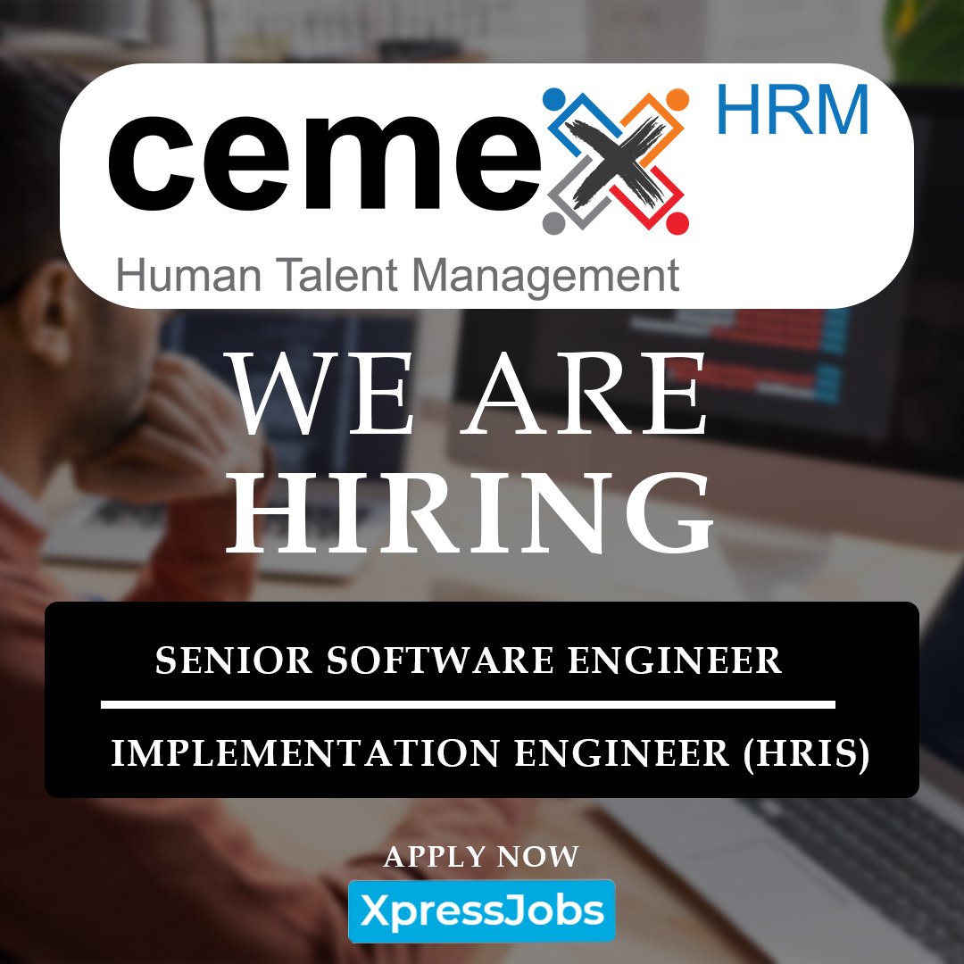 xpress_jobs's tweet image. Cemex Software (Pvt) Ltd
APPLY:
xpress.jobs/jobs?KeyWord=c…

#XpressJobs #jobs #Vacancy #recruitment #apply #newjob #srilanka #seniorsoftwareengineer #implementationengineer#wearehiring #applynow