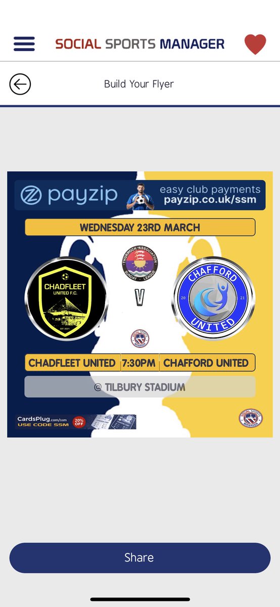 ChadfleetUtd's tweet photo. Next week we face Chafford United in the @ThurrockASL Division 2 cup final 

🟡⚫️🟡⚫️

Come and support The Fleet in their first final under the lights at Tilbury Stadium 🏆💪🏻

Adults £4
Children £2 
CASH ONLY https://t.co/sXr2wXPNJC