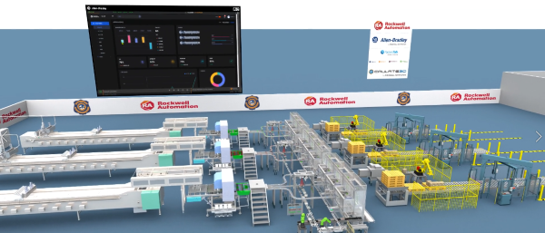Emulate3D's tweet photo. Emulate3D March 2022 Newsletter - MODEX is just around the corner - see you at the Rockwell Automation booth B6611 - Check out the magnificent Featured Video - Get familiar with the easy to use Graphical Cycle Controller - Learn Dynamic Live Plotting  https://t.co/LtfCzgG9sw https://t.co/0joEUxuPcY