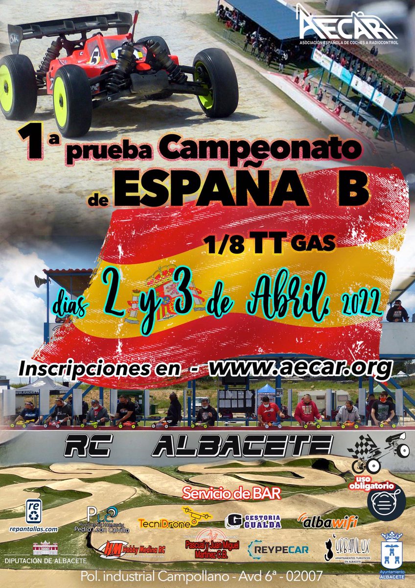 Margot3473_M's tweet photo. #Albacete #cochespequeños #radiocontrol #campeonatoespaña2022 https://t.co/IMZNj4oXJB