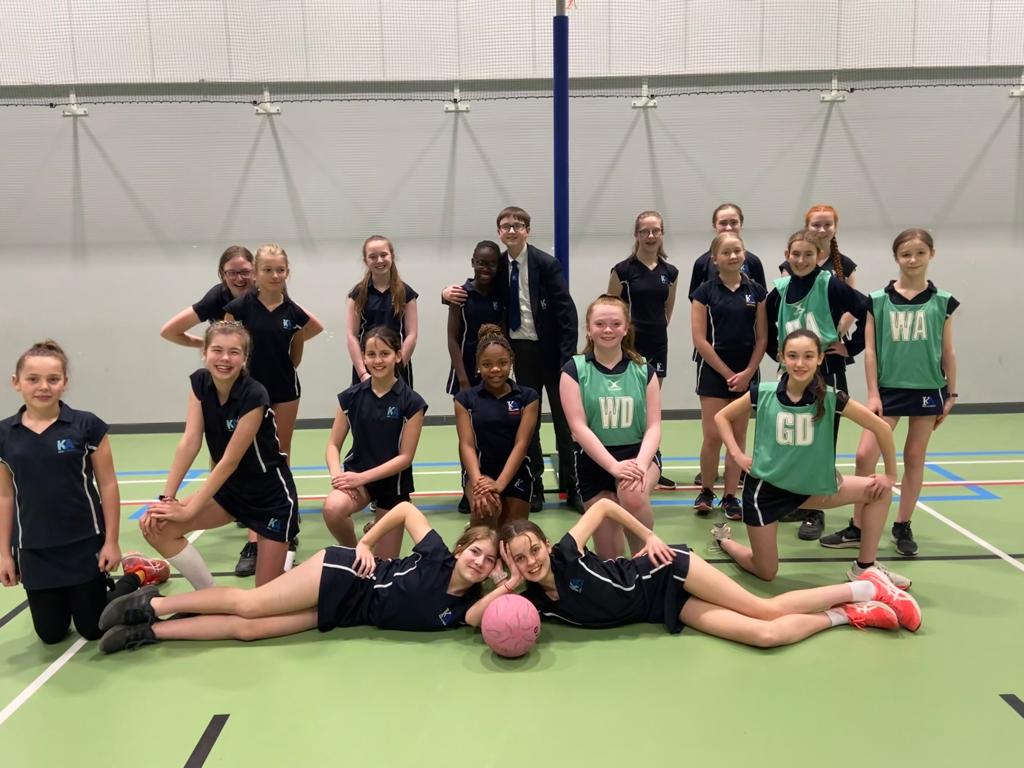 KingAlfredsPE's tweet photo. Thank you to @DGS_PEdept for coming to us for the U13 Girls Netball Tournament.  Lots of netball, and lots of smiles.  Well done to all involved. @PE_MissJones #respect #curiosity https://t.co/CUub5l2jwd