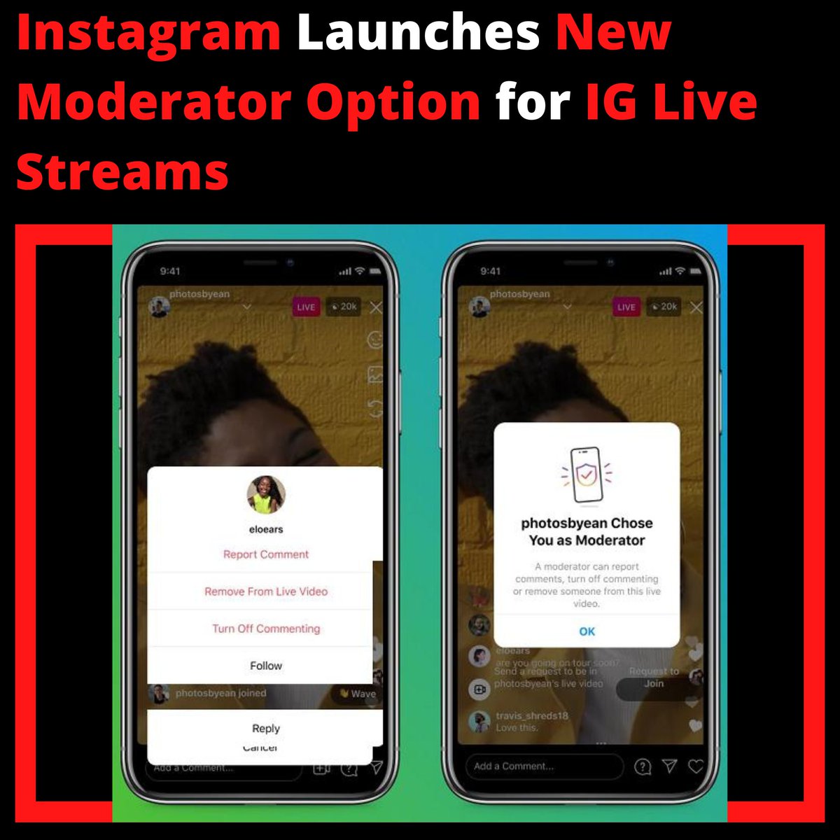 ADOHOLICS1's tweet photo. Instagram’s adding more capacity to manage your live broadcasts in the app....
Read more on:
https://t.co/yN7gKSHVzT

#addoholics #webdesign #graphicdesign #eventmanagement #stalldesigning #exhibitionstall #digitalmarketing https://t.co/B3Je7J9oKj