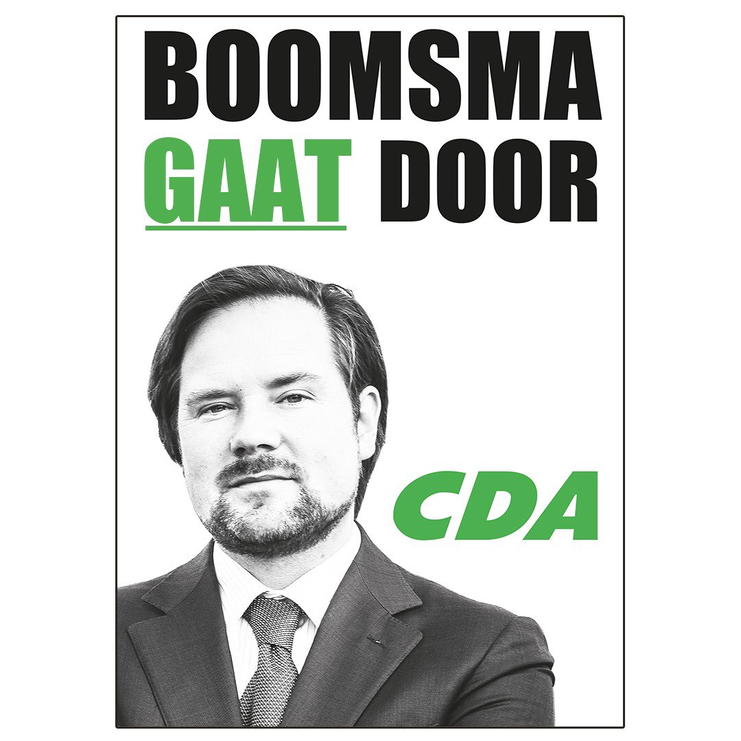 #BoomsmaGaatDoor 💚🎉