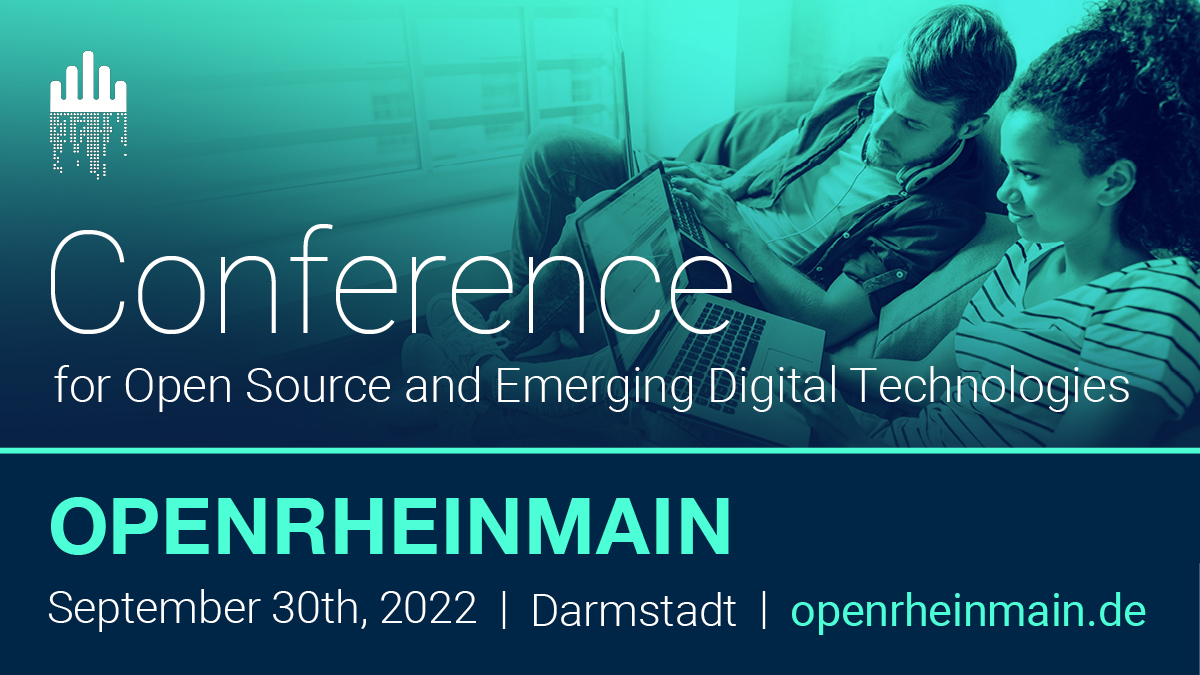 openrheinmain's tweet photo. Hello again! OpenRheinMain is back. Hope to see all of you again on September 30th to talk about Open Source and Emerging Digital Technologies! #ORM2022 #OpenRheinMain https://t.co/tqJnkmwjIT https://t.co/g8LOIGqy5U