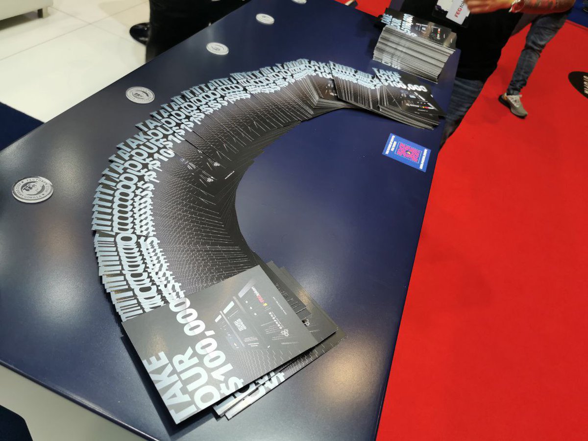FEGtoken's tweet photo. There has been such a phenomenal response to the launch of https://t.co/I3dfEUDWoD - the 2FA wallet brought to you by #FEG we’ve had to print more flyers overnight to keep up with demand!

#FEGex #CryptoExpoDubai2022 #Grafene https://t.co/xqTkobhFIZ