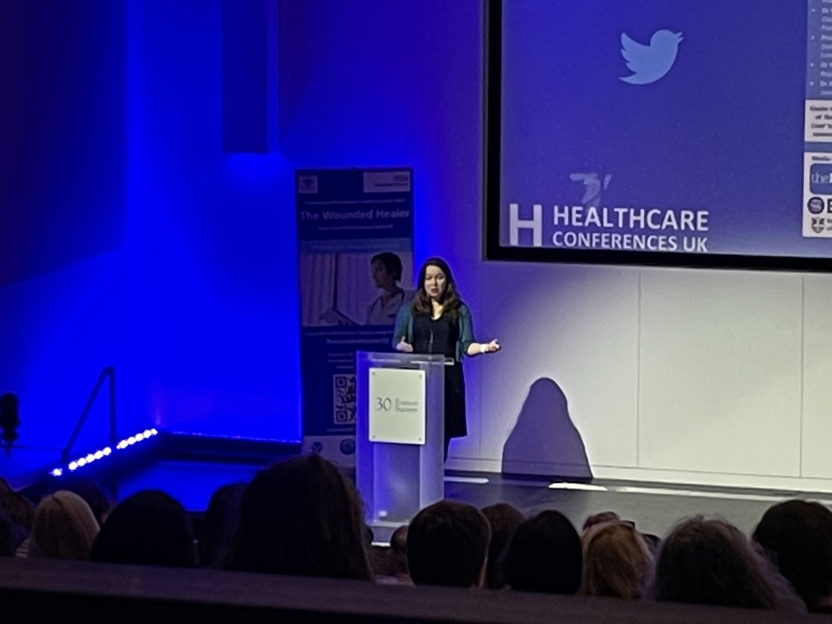 DocSupportNet's tweet image. At #WoundedHealer22 , Dr Rachel Clarke - we’re currently ‘well-being washing’ the NHS rather than making meaningful changes to the system. 🫂🩺 #physicianhealth #medtwitter #MedStudentTwitter
