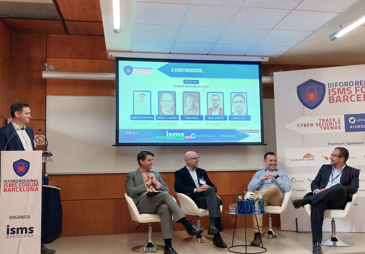 "Muchas empresas no se preparan para gestionar este tipo de incidentes graves, es recomendable acudir a un experto" destacan en la mesa redonda "Incident response in cloud".