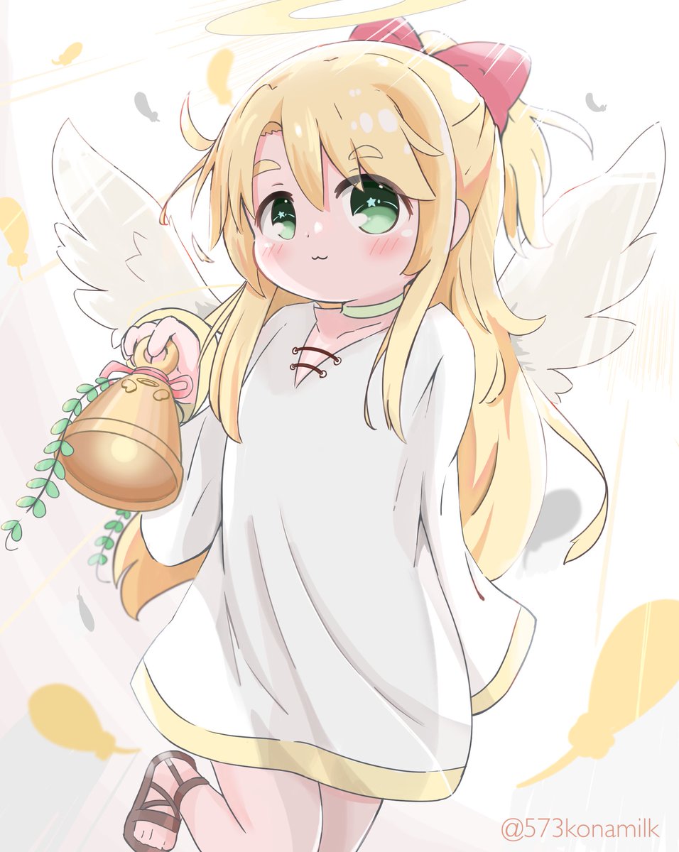 「乃愛ちゃん天使!👼
#わたてん 
#wataten 」|小波こなみるく🥛のイラスト