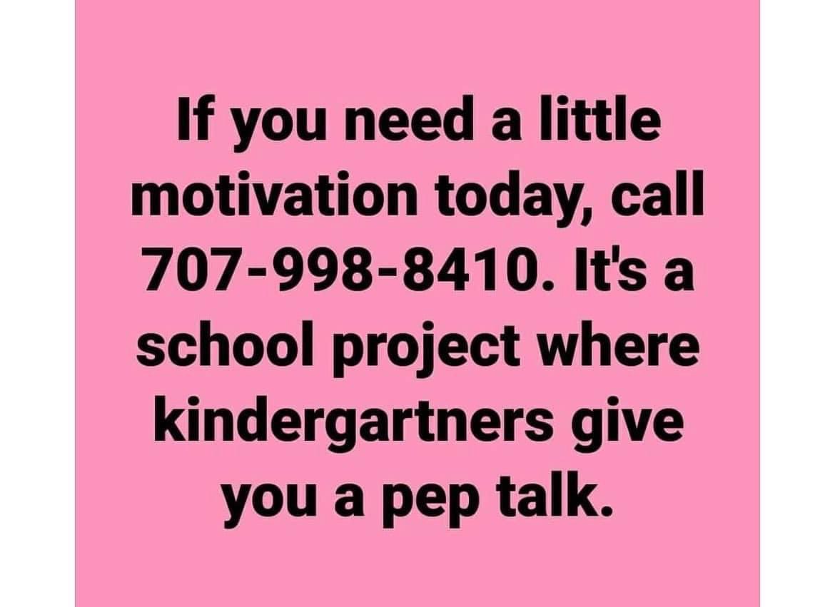 I just got a pep talk from kindergarteners! This is the cutest art project ever! Did you call yet? #twitterteacher