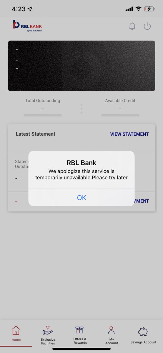 Hi <a href="/rblbank/">RBL Bank</a> there seems to be an issues with your application. No matter how many times I try. Customer service tried but could not resolve the issue. Please help