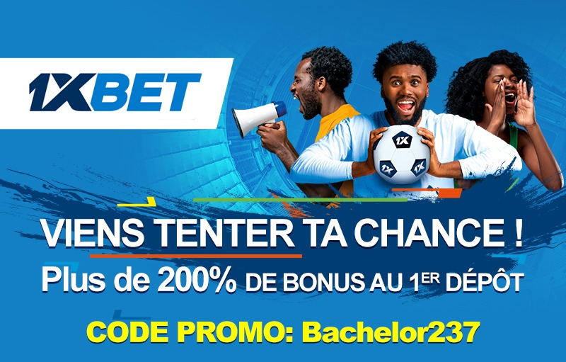 Vibes237's tweet photo. 🌿⛱️Crée ton compte 1xBet avec le nouveau code promo.
🌤️🌥️#CODE_PROMO:         
              👉👉 Bachelor237        
Et reçois %200 de bonus 
#1xbet #1xbetafrique #1xbetcameroun #1xbetcodepromo https://t.co/Ap1QbrvBqD