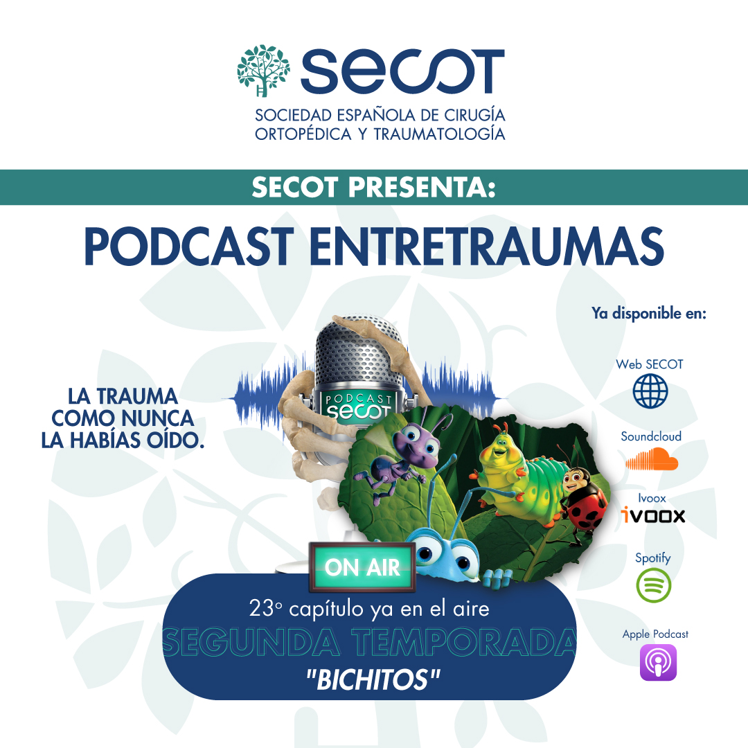 secotsecot's tweet photo. Nuevo capítulo de "Entretraumas" ya disponible🎙️.

"Bichitos"🐛.

4  doctores expertos en patología séptica y representantes del grupo de trabajo: Lluís Font, Cristina Ojeda, Marta Sabater y José Baeza nos explican más sobre infecciones.

Accede👉https://t.co/nmqkNx9SYU https://t.co/1UpI7IGBGP