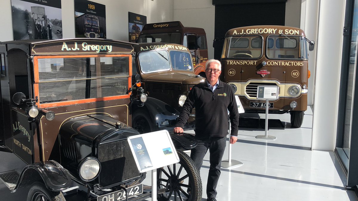 rhasimonh's tweet photo. Paul Willis at Gregorys in Cullompton proudly displaying Gregory’s heritage https://t.co/Bze33EEa61