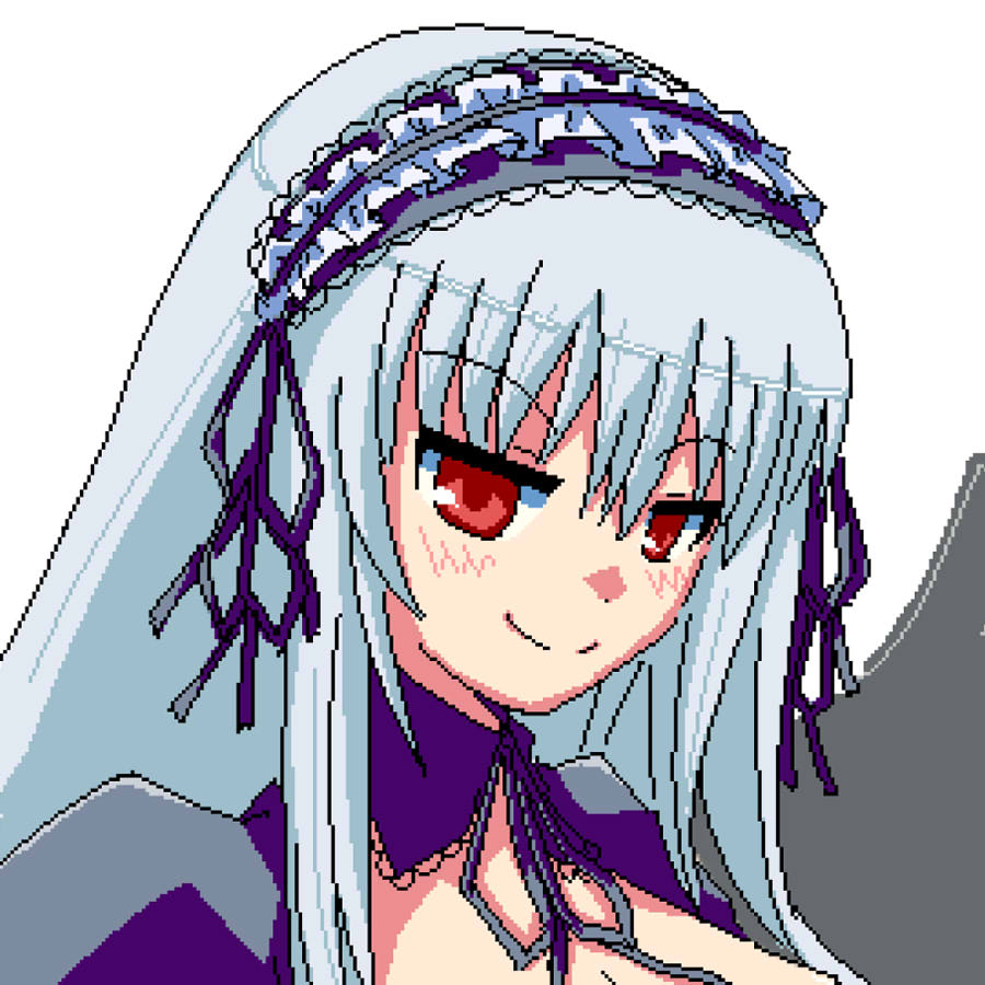 ドットペン水銀燈
全体像はドットがぼやけるので顔だけ拡大 