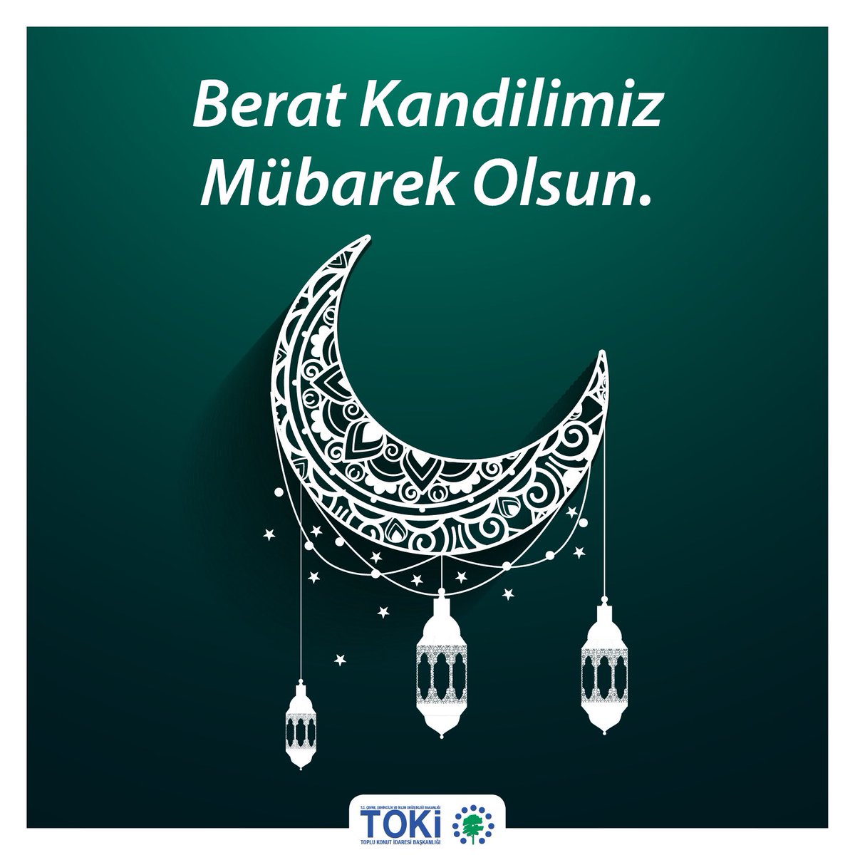 Rahmet ve bereket ayı Ramazan-ı Şerif’in müjdecisi mübarek #BeratKandili’nizi tebrik eder, ülkemize ve tüm insanlığa hayırlar getirmesini dileriz.