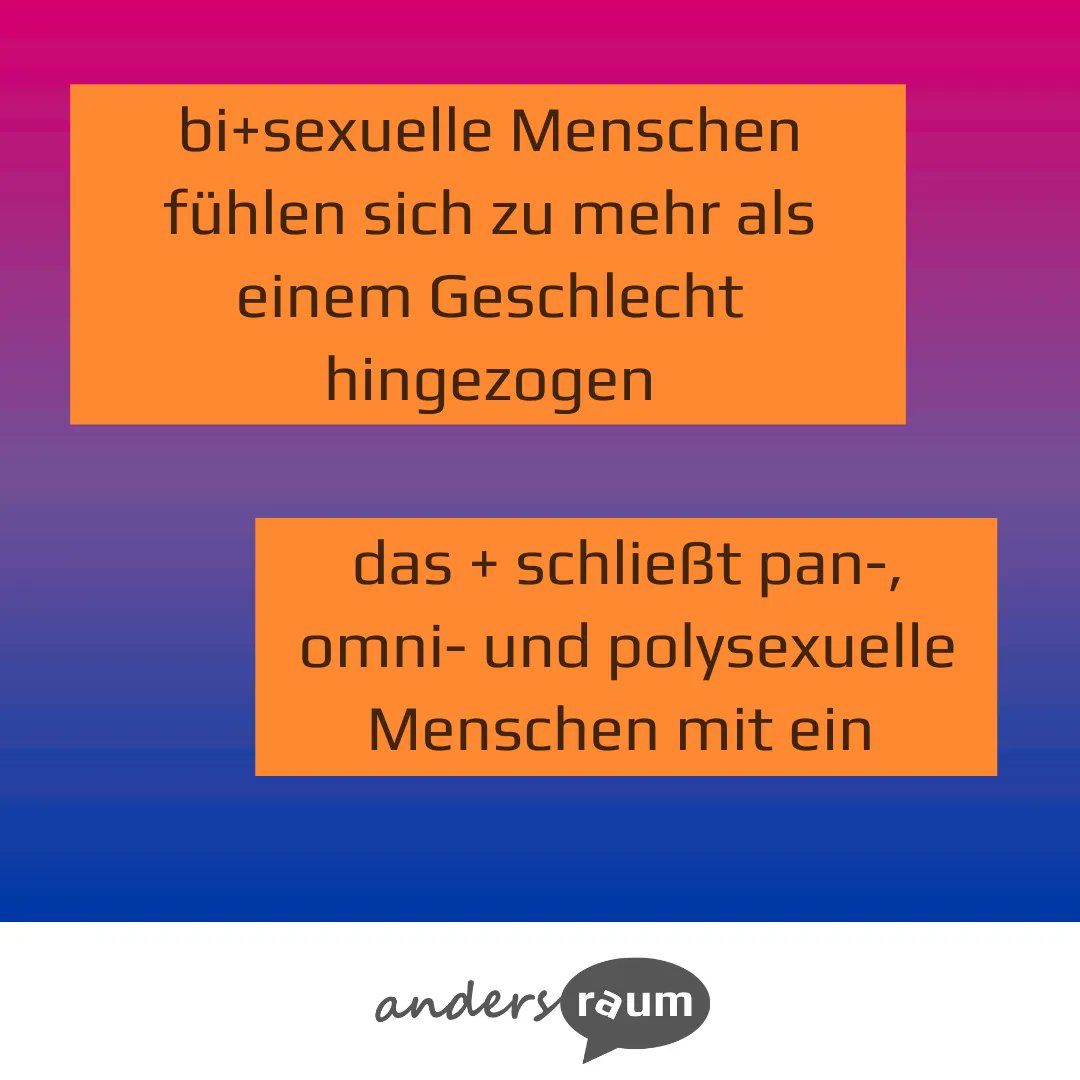 andersraum's tweet photo. Durch Diskriminierungen, Unsichtbarkeit &amp; Verstecken leiden bi+ Menschen überdurchschnittlich oft an psychischen Erkrankungen. Der #bihealthmonth möchte genau darauf aufmerksam machen: #bi+ Menschen sollten ein genauso glückliches Leben führen dürfen, wie andere auch! https://t.co/v8pIPNctrH