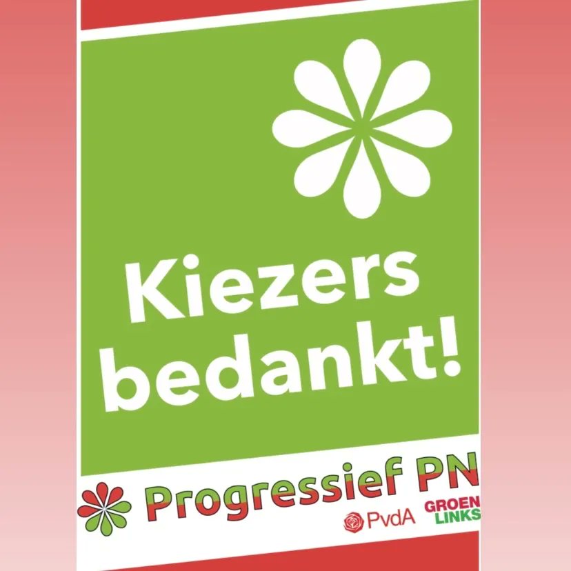 Mogen wij jullie bedanken? Ja, dat mag! Super bedankt allemaal voor jullie steun. Wij gaan de komende vier jaar weer keihard aan de slag om onze Groene en Sociale idealen voor jullie te verwezenlijken.