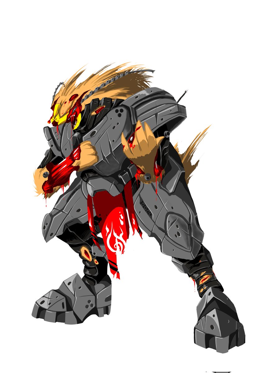 R4venJohnson's tweet image. Destructive AI concept for my character designs.