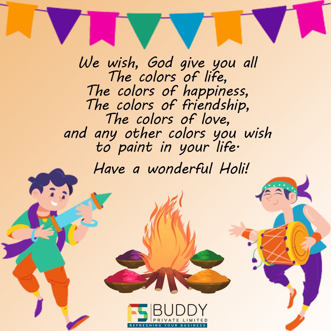 F5Buddydotcom's tweet photo. We Wish, God Give You All
The Colors of Life,
The Colors of Joy
The Colors of Happiness,
The Colors of Friendship,
The Colors of Love,
and Any Other Colors You Wish to Paint in Your Life.
Have a wonderful Holi!
#happyholi #holi2022 #holicelebration #f5buddy #f5buddyholi https://t.co/EnaO7CAHfy