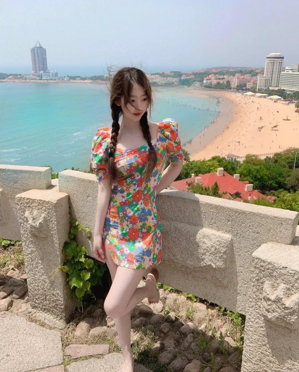 我在青島吹着風