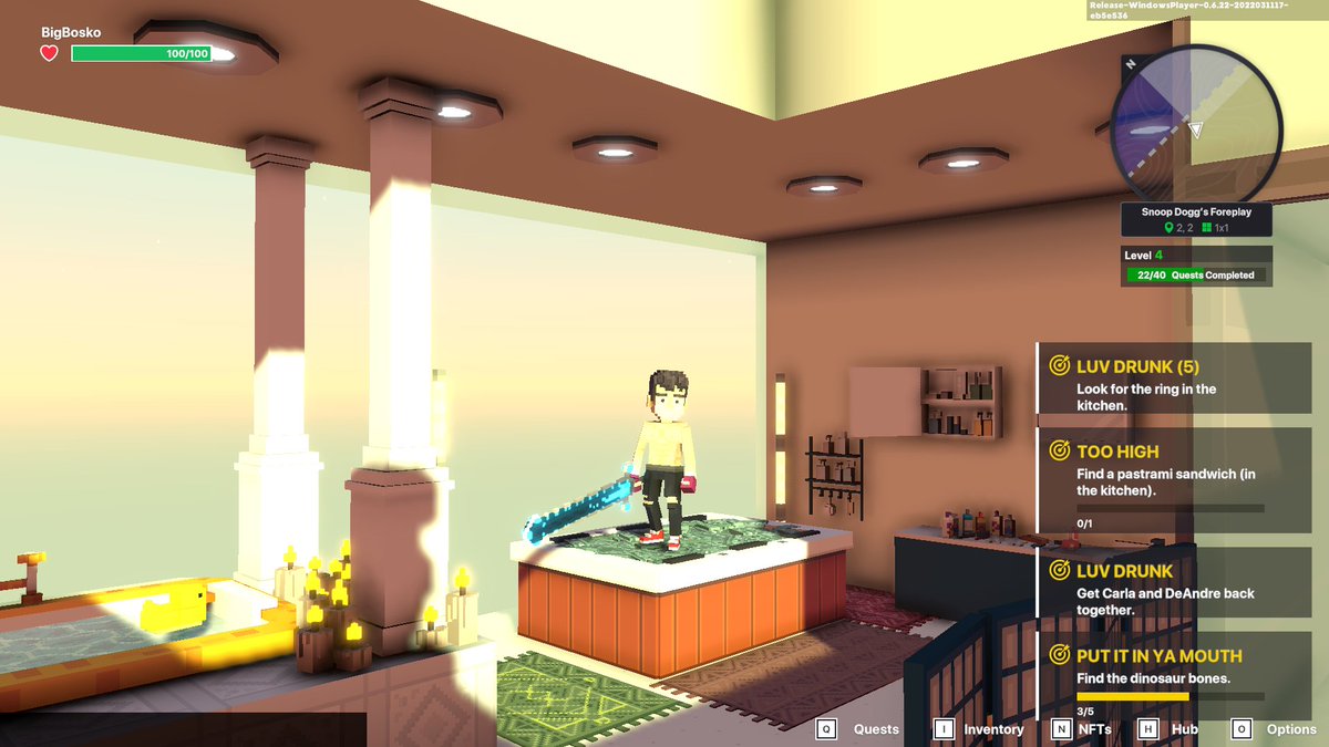 BoskoBig's tweet photo. @TheSandboxGame I just participated in the daily #SandboxAlphaS2Contest for a chance to earn up to 1,000 $SAND! Starting March 16 - Take a money bath in Snoop Dogg Mansion. Check out my screenshot below!
👇 #SandboxAlphaS2 https://t.co/sLqAttGWKM