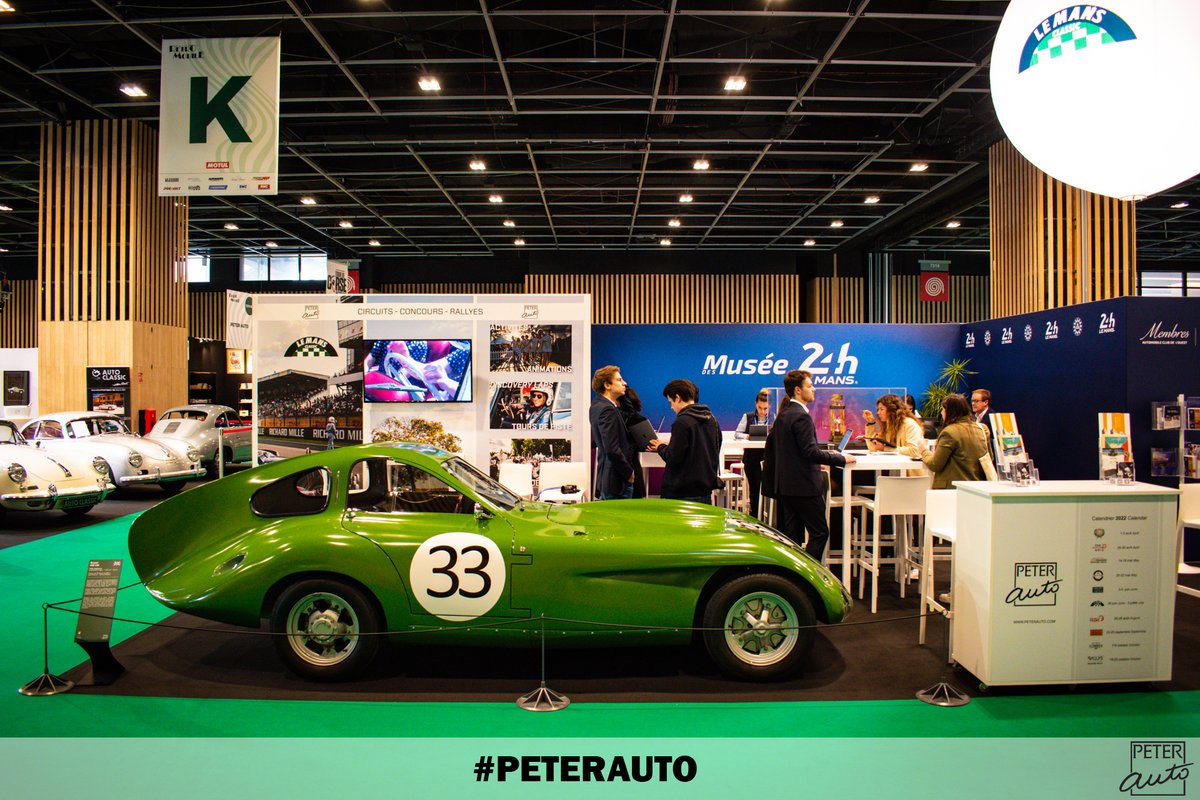 Retromobile reste ouvert jusqu'à dimanche. L'équipe de Peter Auto vous attend sur son stand au 3ème niveau du Hall 7 (stand K21). #retromobile #peterauto #lemansclassic @RetromobileFR