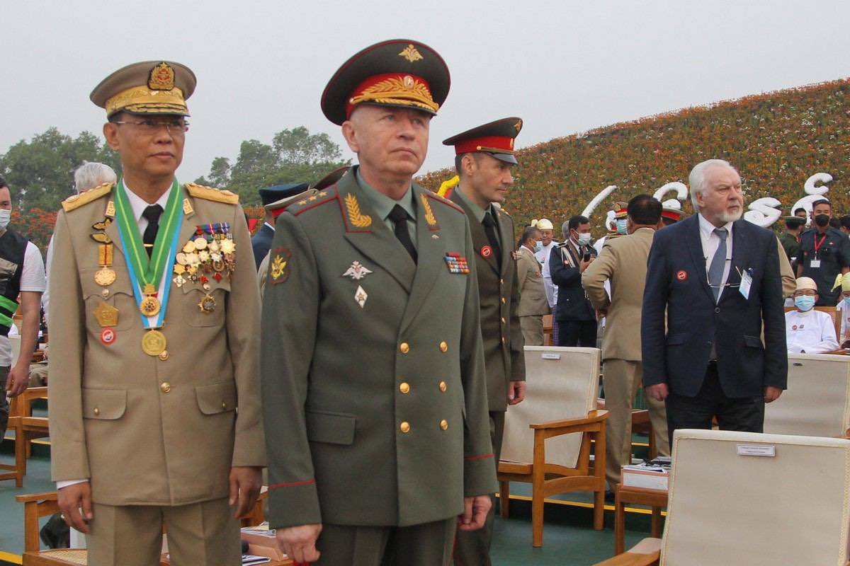 Su10232799's tweet photo. Russia Deputy Defense Minister Alexander Fomin expected to visit #NayPyiTaw to attend March 27 #military Armed Forces Day parade amid #RussiaUkraineWar. #Moscow's known to supply arms to Myanmar. 
#2022Mar17Coup   #WhatsHappeningInMyanmar https://t.co/w7FII315sM
